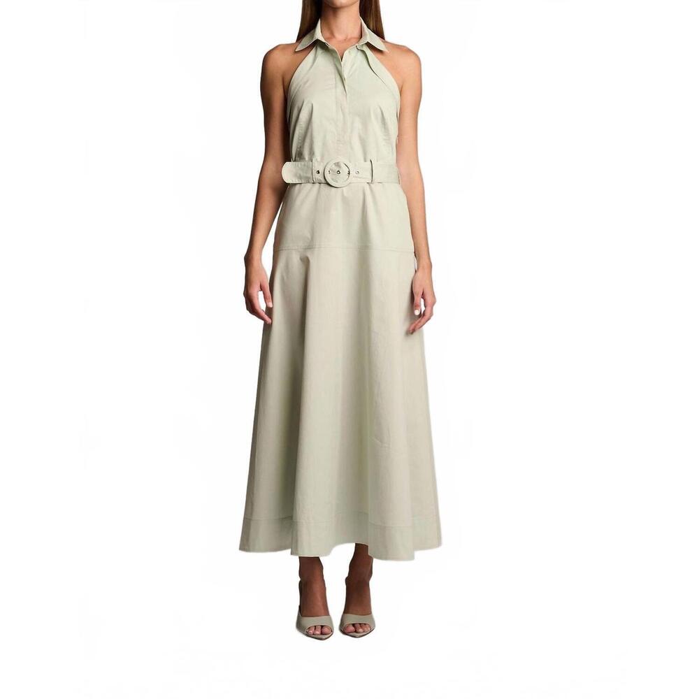 NEW HEVRON eloise dress in pistachio